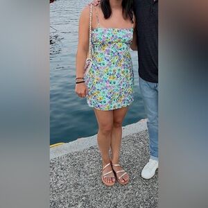 RESA Multicolor Floral Mini Skirt